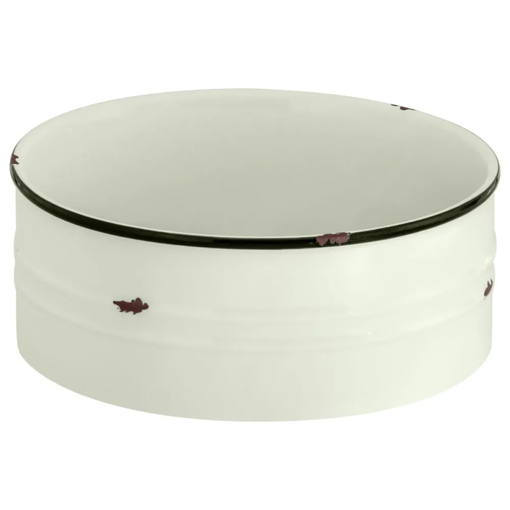 VEGA Schale Liron rund; 1200 ml, 18x6.5 cm (ØxH); cremeweiss/schwarz; rund; 3 Stück / Pack