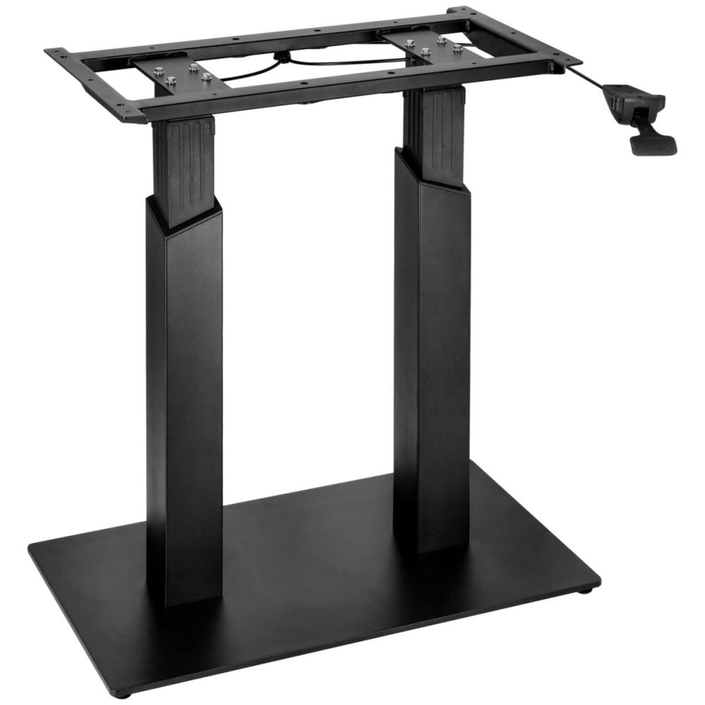 VEGA Indoor Doppel-Tischgestell Alturo eckig; 40x70x72 cm (BxLxH); schwarz; rechteckig