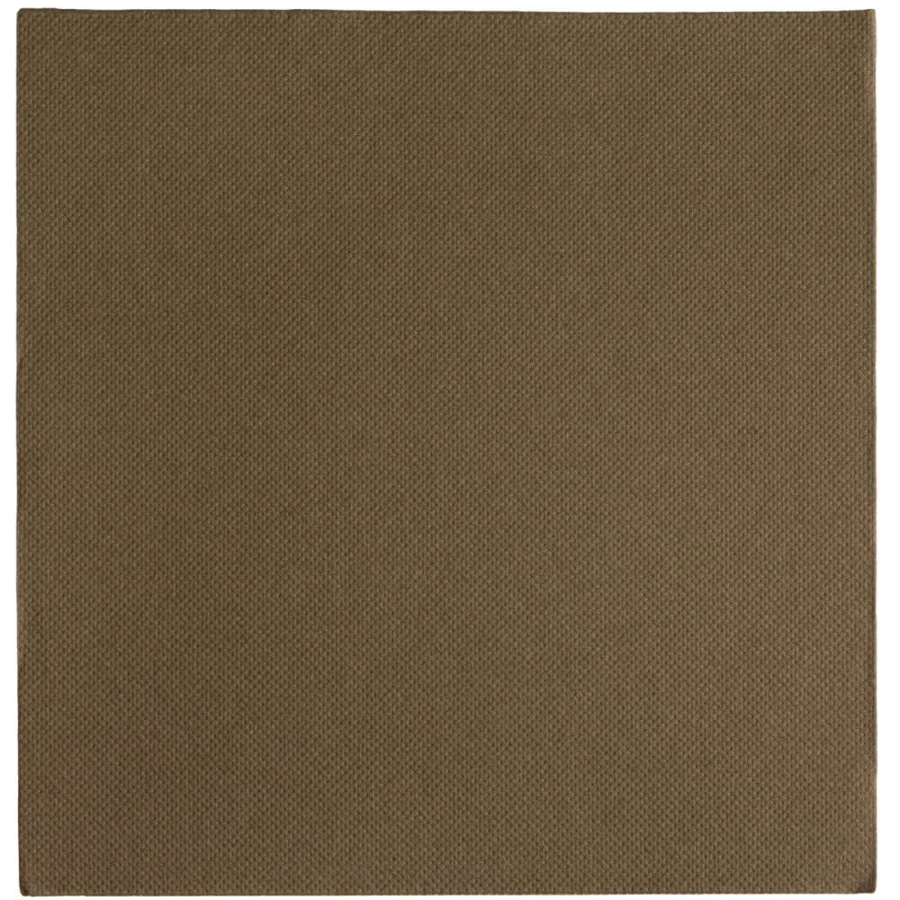GARCIA DE POU Serviette Dubo; 39x39 cm (BxL); braun; 50 Stück / Pack