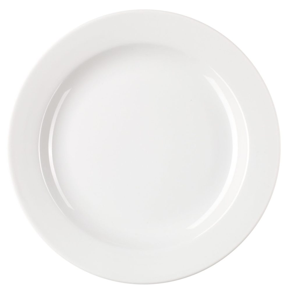 PULSIVA Teller Joy 2.0 flach; 21 cm (Ø); weiss; rund; 6 Stück / Pack