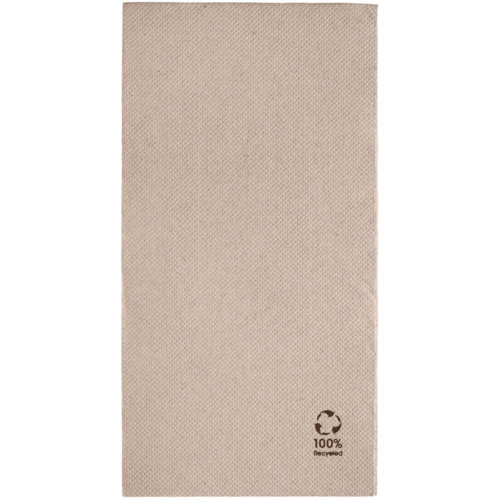 GARCIA DE POU Spar-Pack Serviette Ecolabel 1/8 Falz; 40x40 cm (BxL); natur; 1200 Stück / Pack