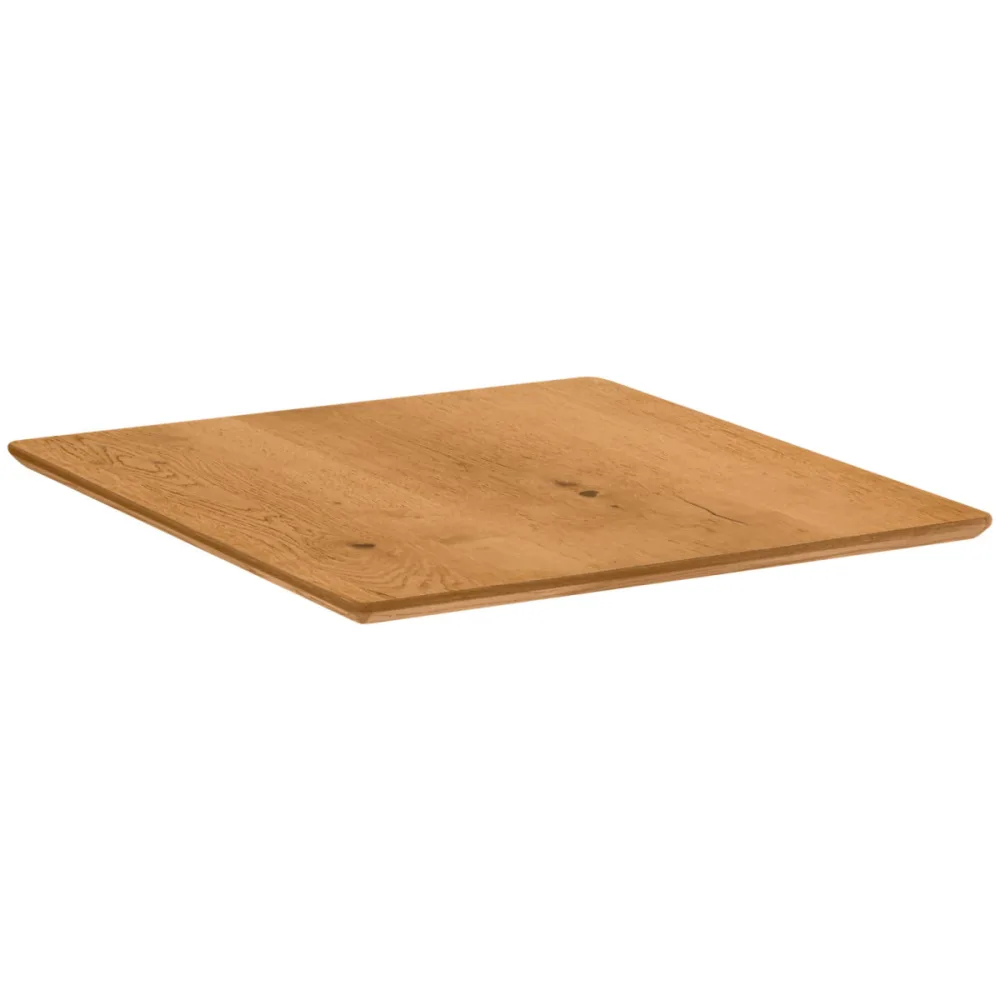 VEGA Indoor-Tischplatte Acerios quadratisch; 80x80x2.5 cm (LxBxH); wildeiche; quadratisch