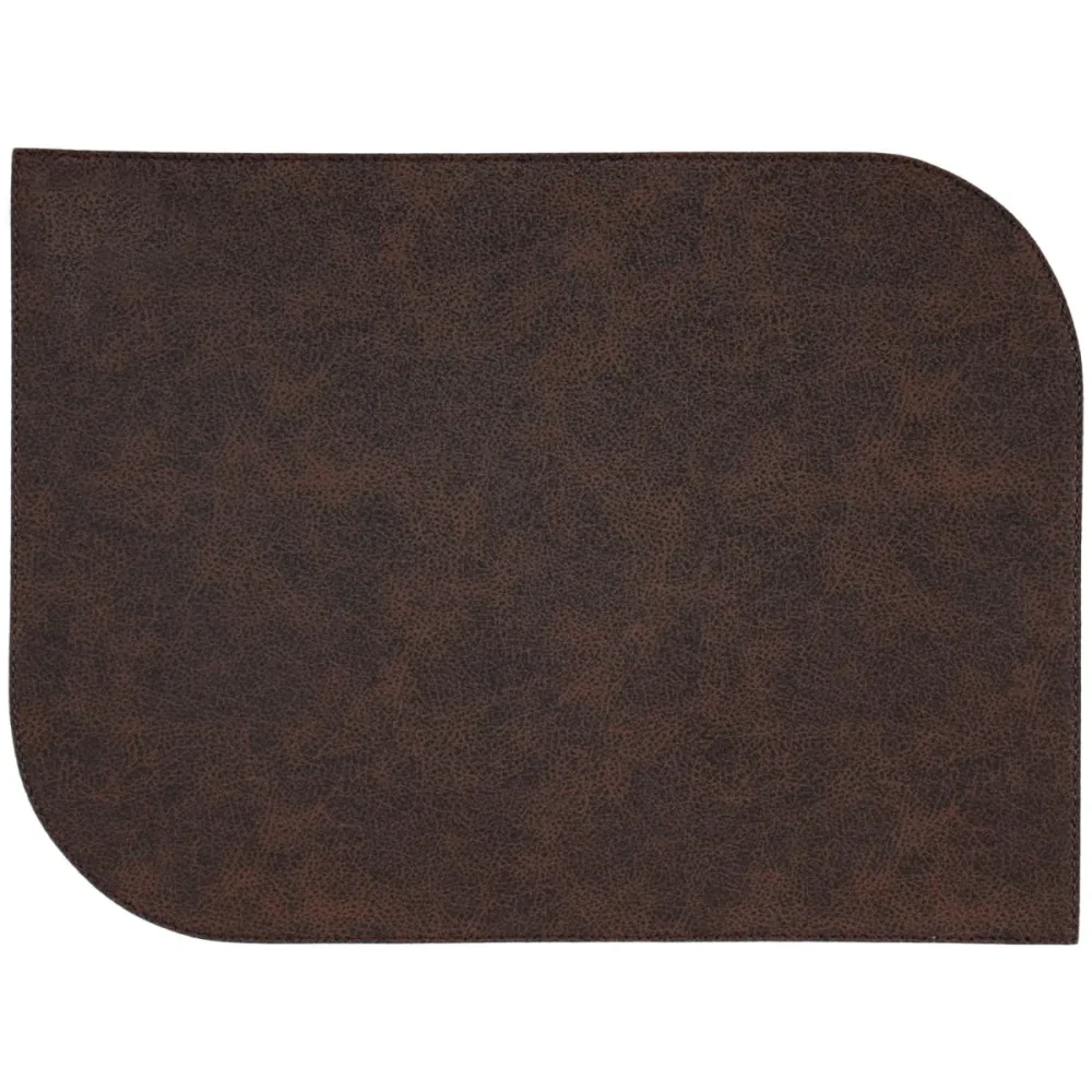 ERWIN M. Tischset Shana 2 runde Ecken; 32.5x44 cm (BxL); braun/rostbraun; rechteckig; 6 Stück / Pack