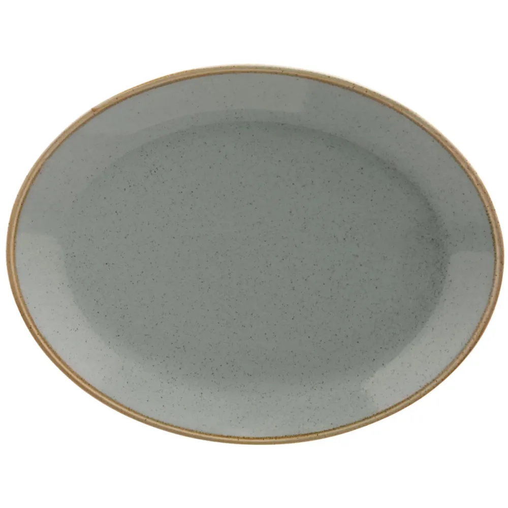 VEGA Platte Sidina oval; 31x23.5x3.1 cm (LxBxH); grau; oval; 6 Stück / Pack