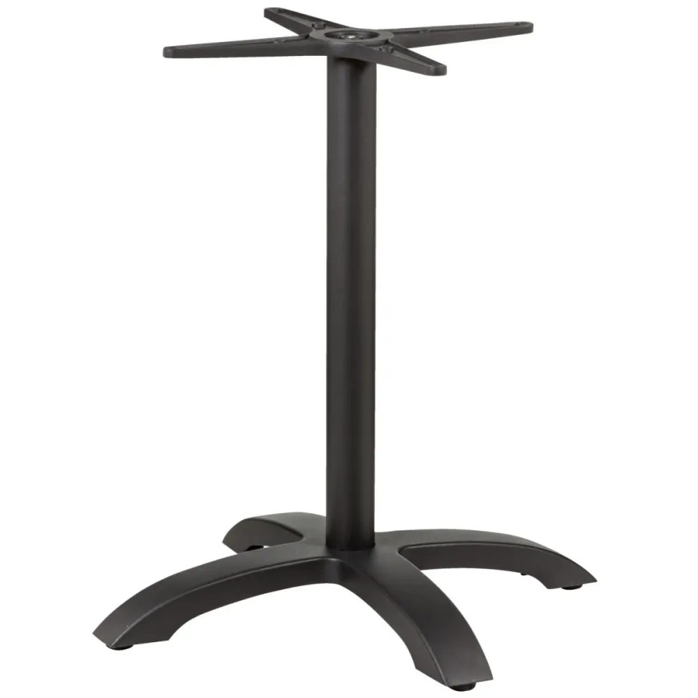 PULSIVA Tischgestell Piece Aluminium; 66x66x72 cm (BxLxH); schwarz