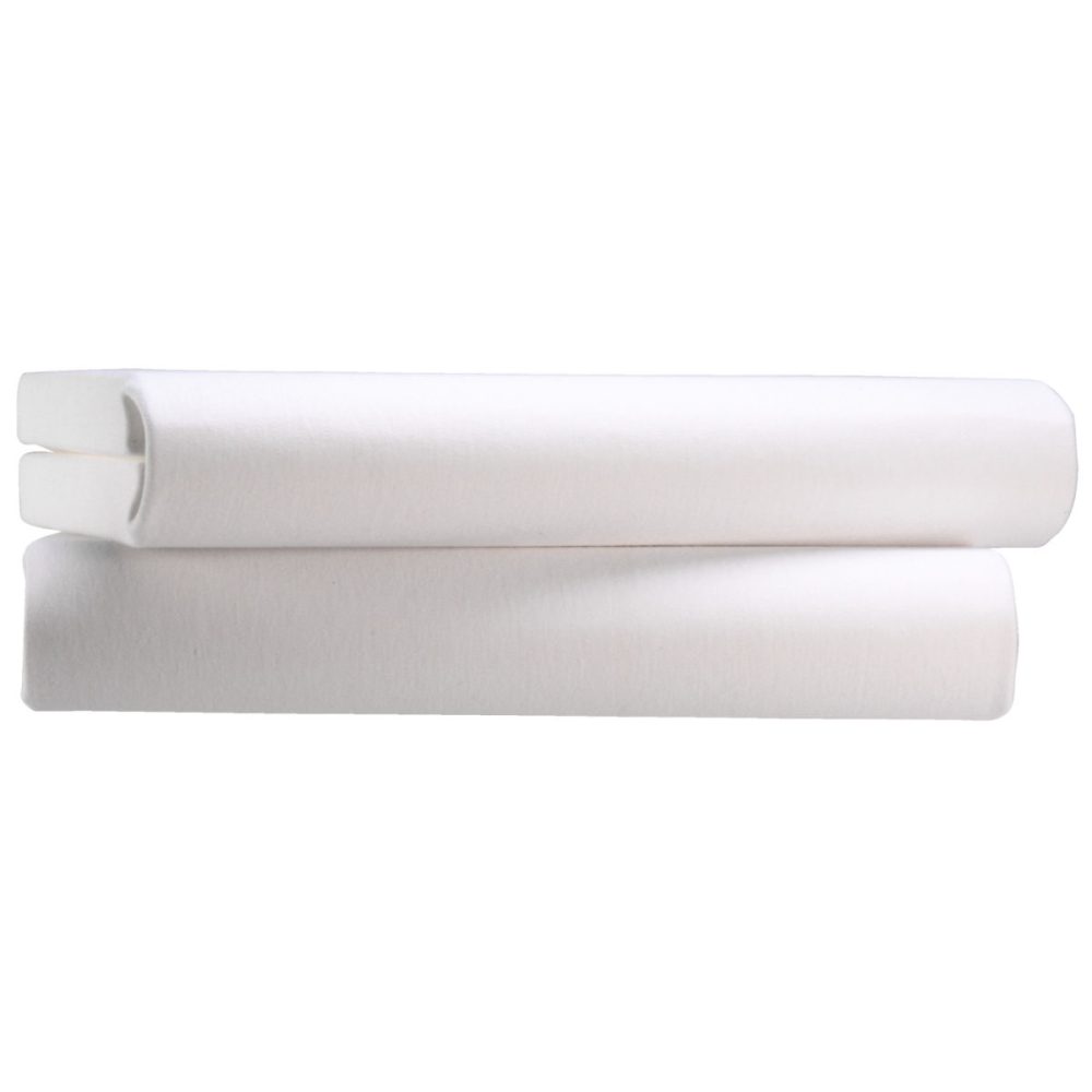 PULSIVA Spannbettlaken Savannah Interlock-Jersey; 90-100x200 cm (BxL); weiss; 2 Stück / Pack