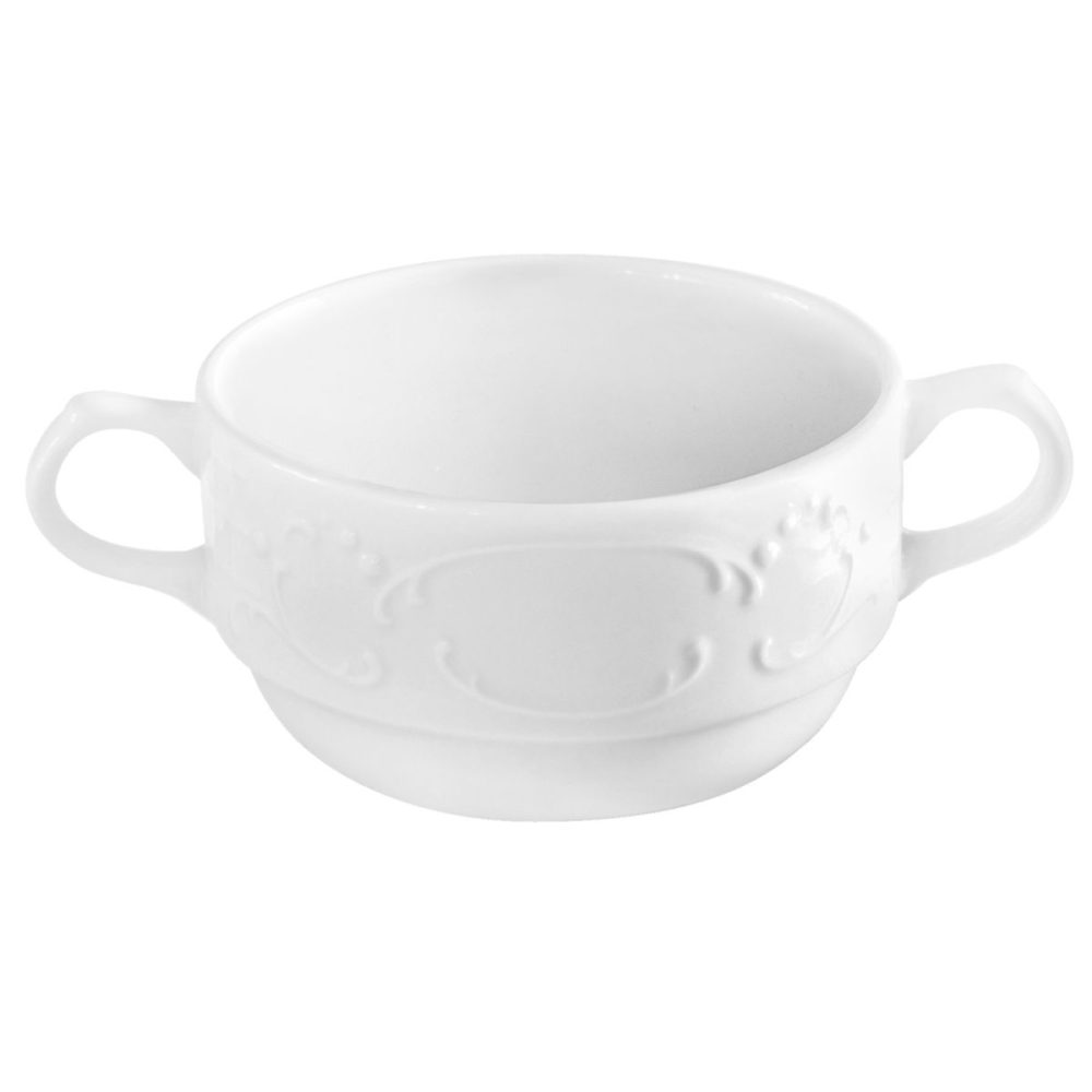 PULSIVA Suppentasse Sinfonie; 315 ml, 10.4x6 cm (ØxH); weiss; rund; 6 Stück / Pack