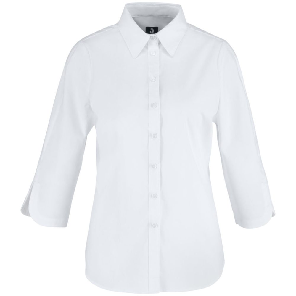JOBELINE Damen Bluse Porter Dreiviertelarm; Kleidergrösse 44; weiss