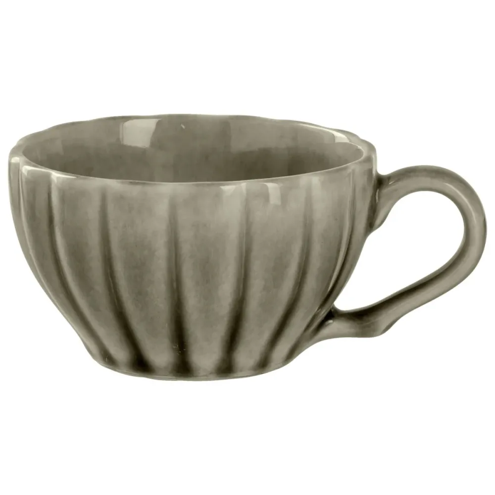 VEGA Kaffee-Obertasse Flora; 200 ml, 9.1x5.5 cm (ØxH); grau; 6 Stück / Pack