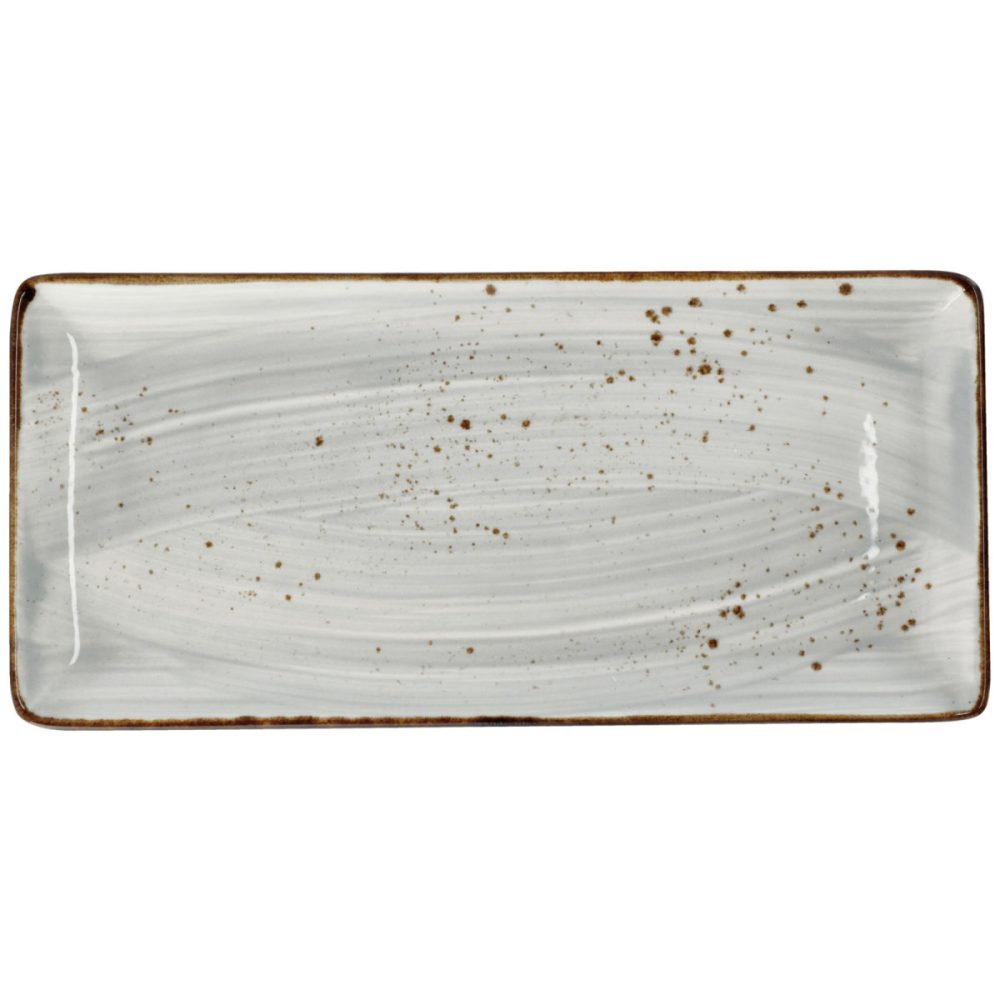 VEGA Platte Nebro; 33.5x16x2.1 cm (LxBxH); hellgrau; 3 Stück / Pack