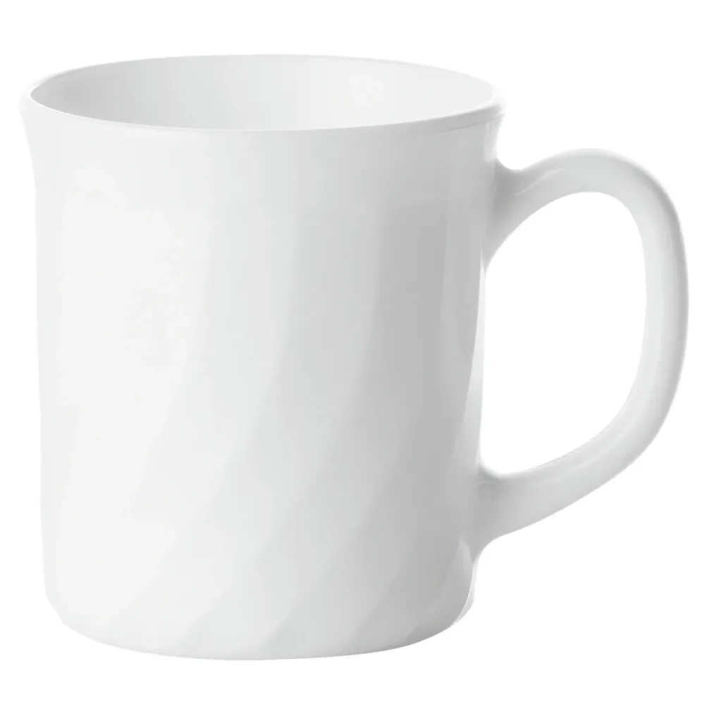 Arcoroc Kaffeebecher Trianon; 290 ml, 8.2x9 cm (ØxH); weiss; rund; 6 Stück / Pack