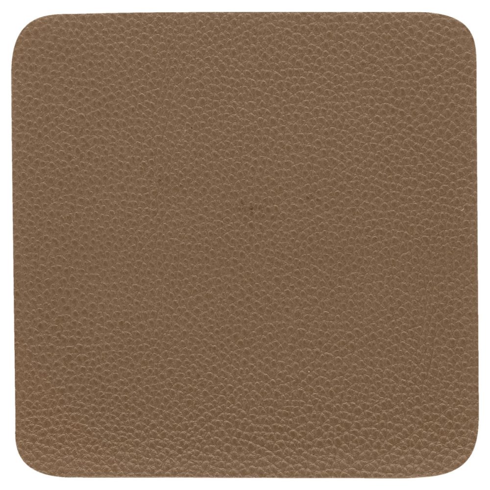 ERWIN M. Untersetzer Kaja eckig; 11x11 cm (BxL); taupe; quadratisch; 4 Stück / Pack