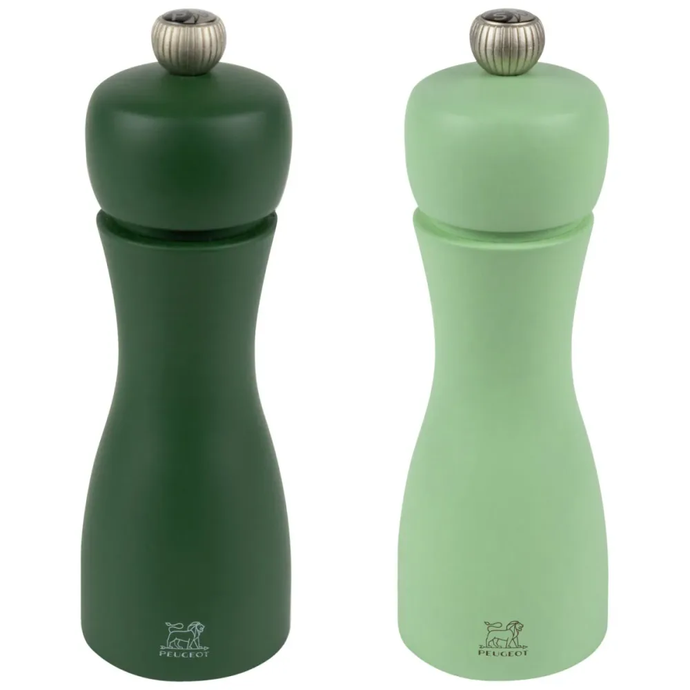 Peugeot Salz- und Pfeffermühlen-Set Tahiti; 15 cm (H); mintgrün/moosgrün