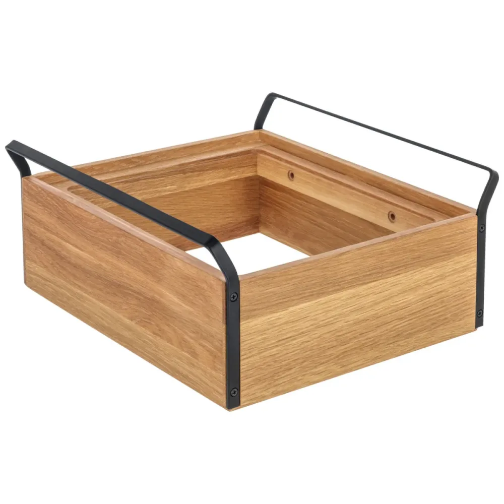 VEGA Grundbox Esino mittel, GN 1/2; 35.4x38.6x16.9 cm (LxBxH); braun/schwarz; rechteckig