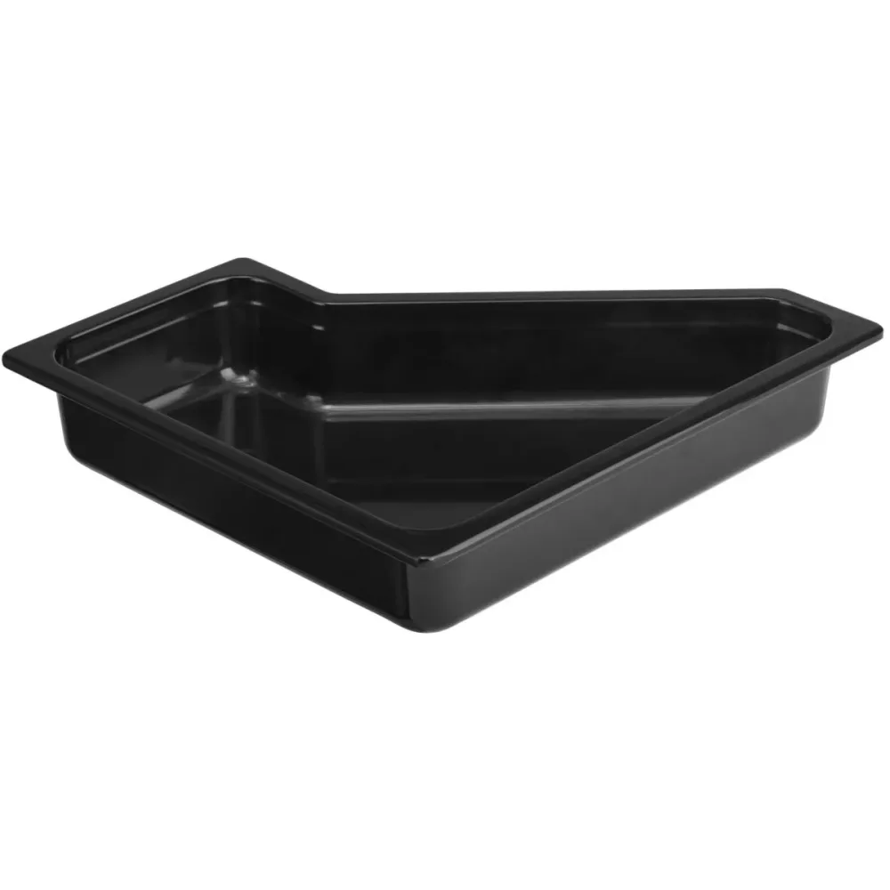 VEGA GN-Behälter Melamin GN 3/6; GN 3/6, 35.3x32.5x6.5 cm (LxBxT); schwarz