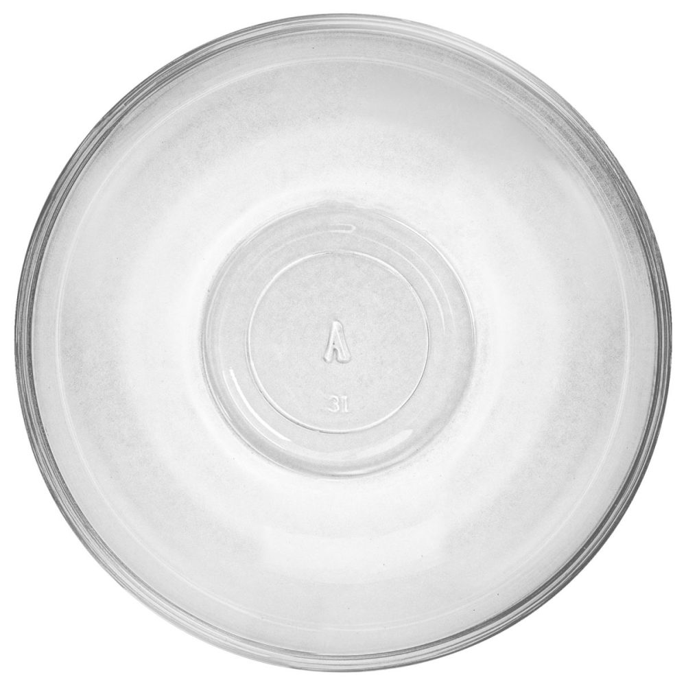 LAV HORECA Untertasse Klassik; 10.2 cm (Ø); transparent; 6 Stück / Pack