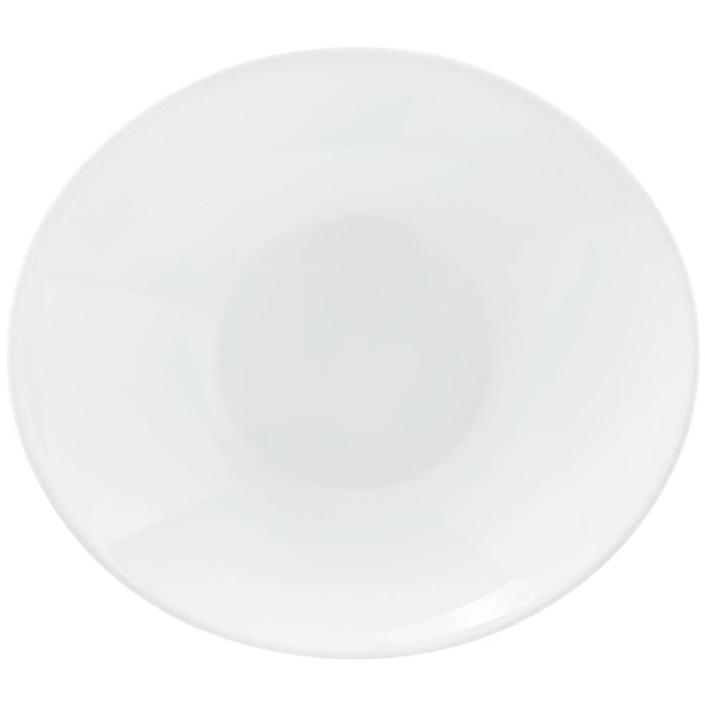 Bormioli Rocco Teller Prometeo tief; 650 ml, 23x20.5 cm (LxB); weiss; oval; 24 Stück / Pack