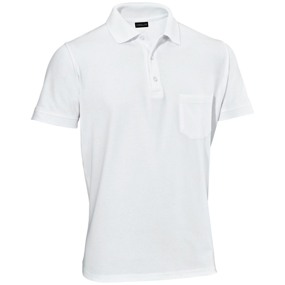 JOBELINE Herren Poloshirt Cato Kurzarm; Kleidergrösse S; weiss