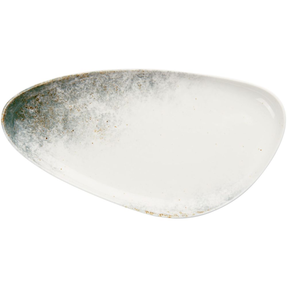 VEGA Platte Purior; 40x21x3.8 cm (LxBxH); weiss/petrol; 3 Stück / Pack