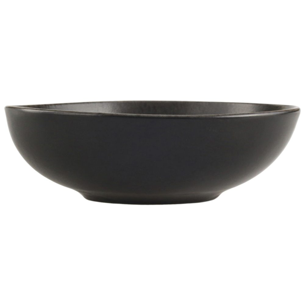 Porland Schale Ironstone; 585 ml, 18x5.66 cm (ØxH); dunkelbraun/schwarz; rund; 6 Stück / Pack