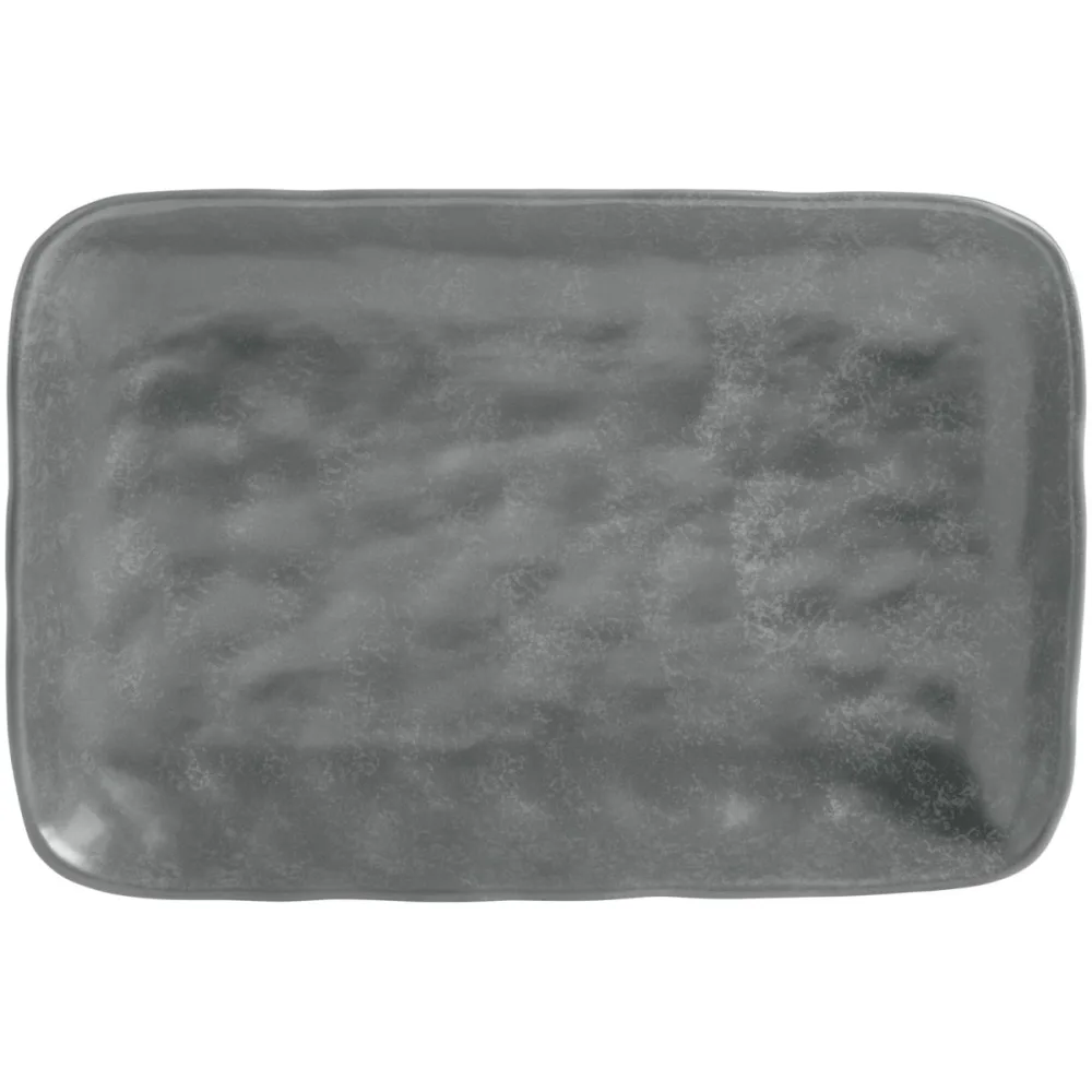 VEGA Platte Arona rechteckig; 27x18x4 cm (LxBxH); anthrazit; rechteckig; 3 Stück / Pack