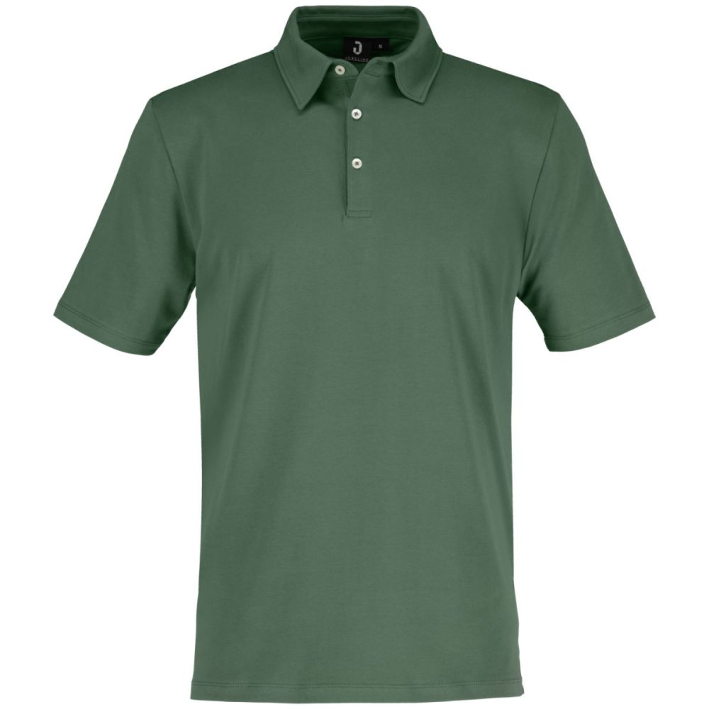 JOBELINE Herren Poloshirt Malme Kurzarm; Kleidergrösse L; oliv