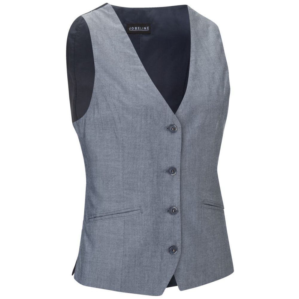 JOBELINE Damen Weste Blake; Kleidergrösse 40; hellblau