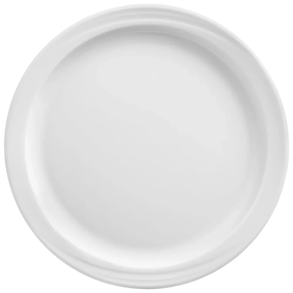 PULSIVA Teller Melody flach; 25 cm (Ø); weiss; rund; 6 Stück / Pack