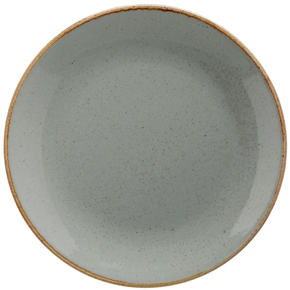 VEGA Teller flach Sidina; 24 cm (Ø); grau; rund; 6 Stück / Pack