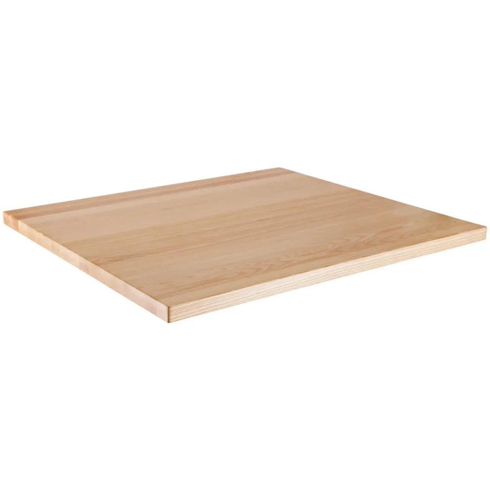 VEGA Indoor-Tischplatte Kentucky rechteckig; 80x60x3 cm (LxBxH); esche/natur; rechteckig