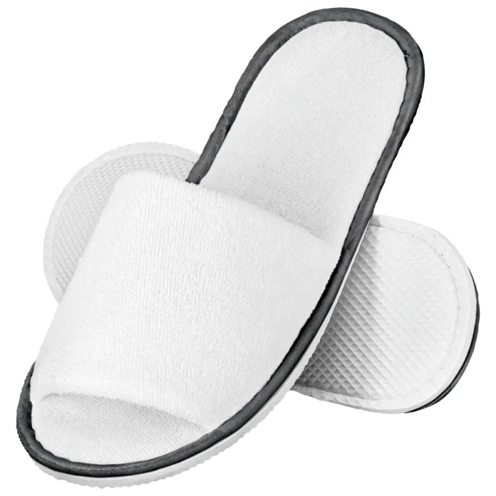 ERWIN M. Hotelslipper Lance offen; Schuhgrösse universal; weiss; 10 Paar / Pack