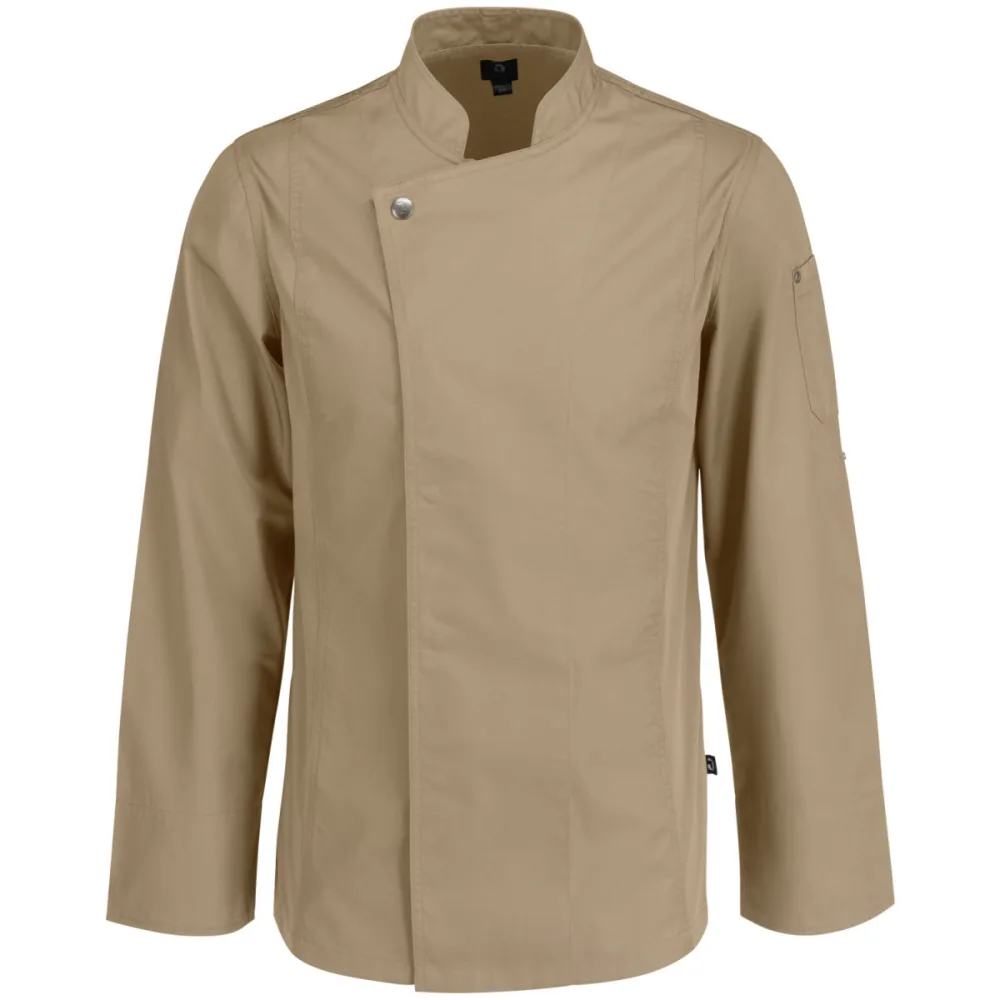 JOBELINE Herren Kochjacke Carter Langarm; Kleidergrösse 62; sand