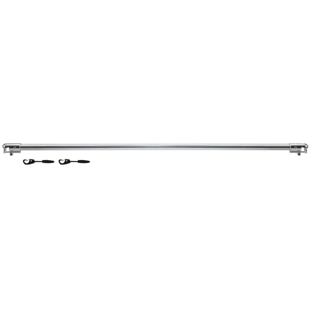 PULSIVA Fixierungsset Sichtschutz Gain; 118.5x2.5x2.5 cm (LxHxØ); silber