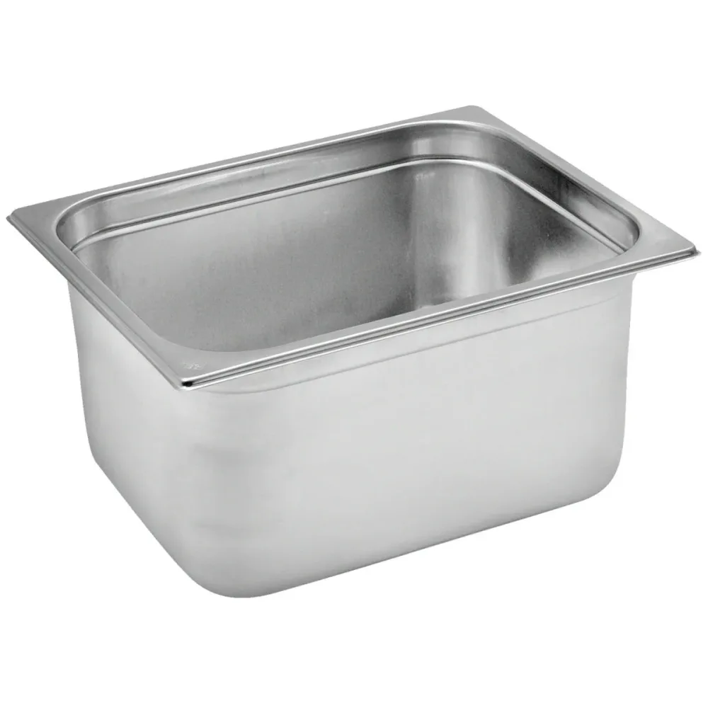 VEGA GN-Behälter Premium  1/2; GN 1/2, 8000 ml, 32.5x26.5x15 cm (LxBxT); silber