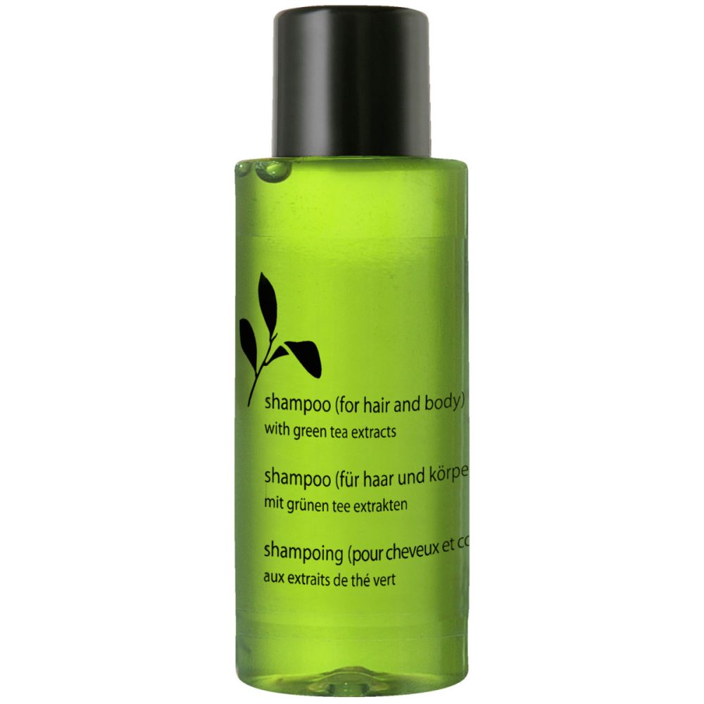 V-Touch Hotel Shampoo Green Tea neo; 45 ml; grün; 216 Stück / Pack