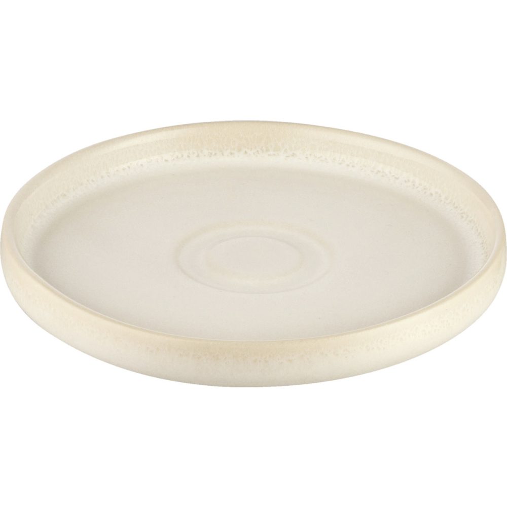 Playground Kaffe-Untertasse Nara; 15x2.5 cm (ØxH); creme; rund; 6 Stück / Pack