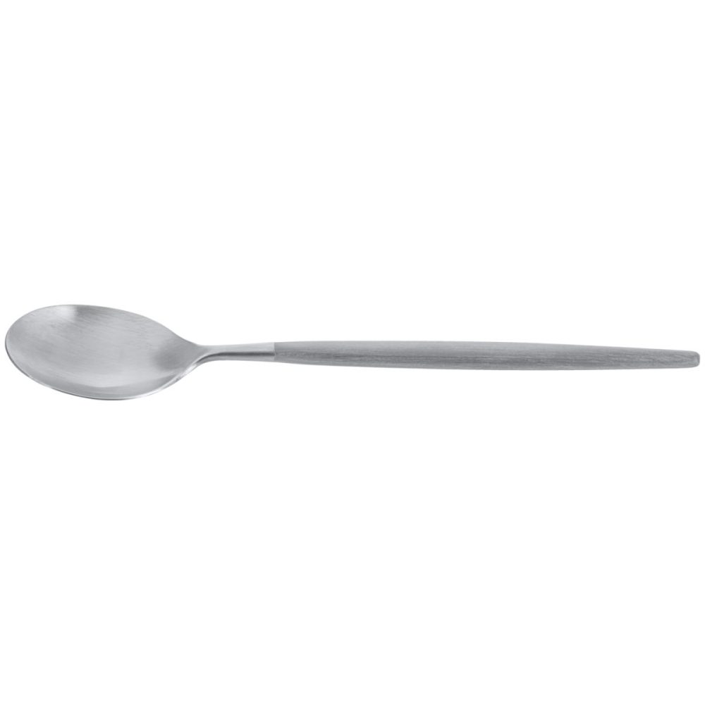 VEGA Menülöffel Turin; 22.2 cm (L); edelstahl/grau, Griff grau; 12 Stück / Pack