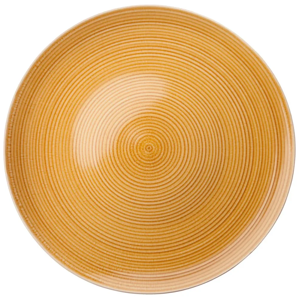 PULSIVA Teller Spirit flach; 21 cm (Ø); braun; rund; 6 Stück / Pack