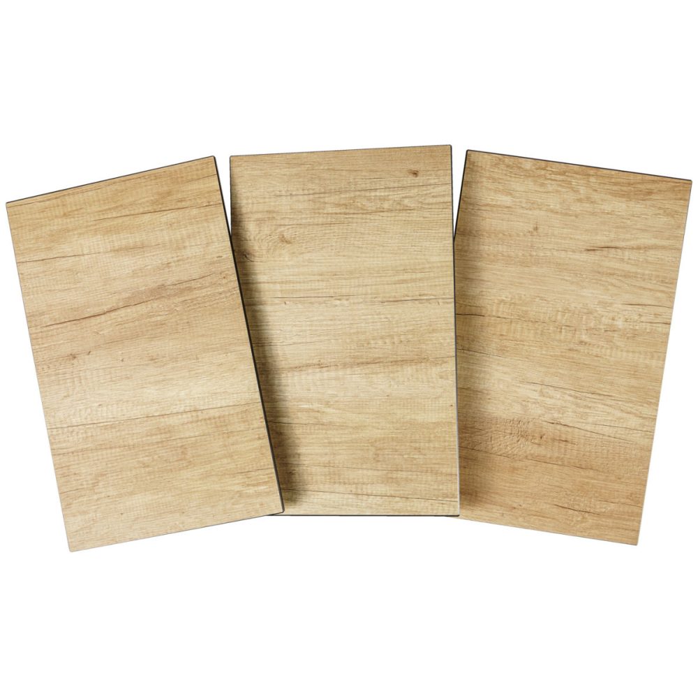 VEGA Einlegeplatten Servierwagen Sprinter 3-teilig; 53x32.5x1.3 cm (BxTxH); eiche/natur