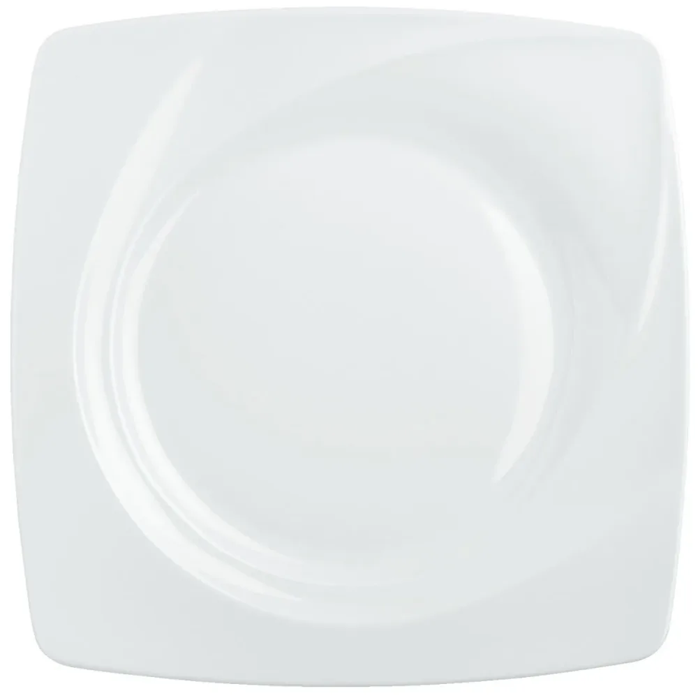 VEGA Teller flach Vilano; 19x19 cm (LxB); weiss; quadratisch; 6 Stück / Pack