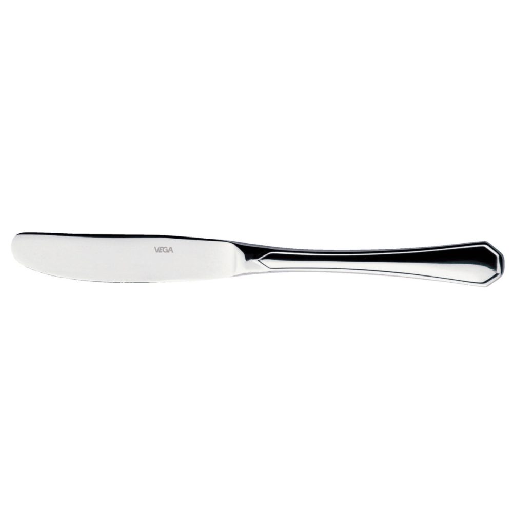 VEGA Buttermesser Tunis; 17.5 cm (L); silber, Griff silber; 12 Stück / Pack