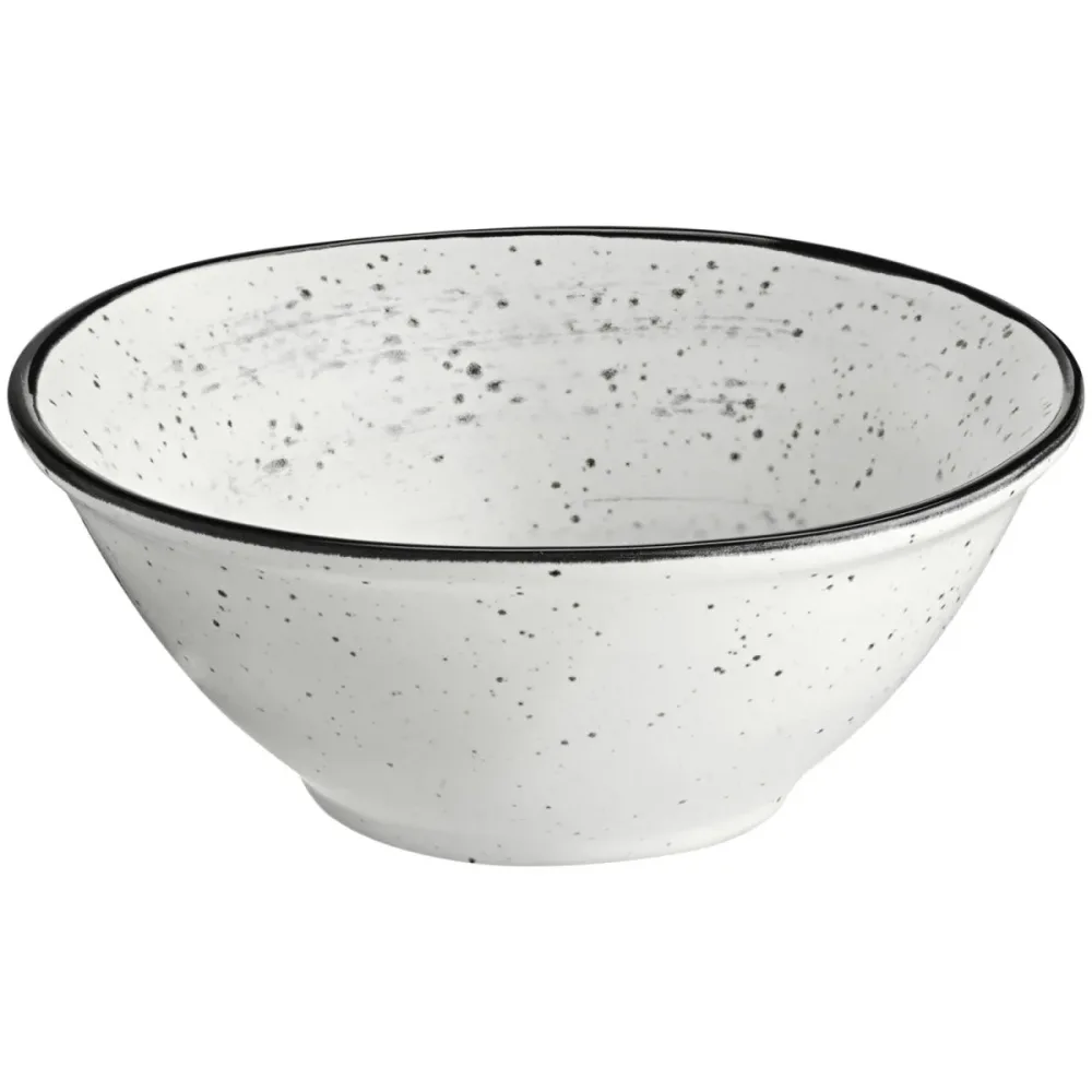 VEGA Schälchen Fungio konisch; 150 ml, 10.5x4.2 cm (ØxH); weiss/schwarz; konisch; 6 Stück / Pack