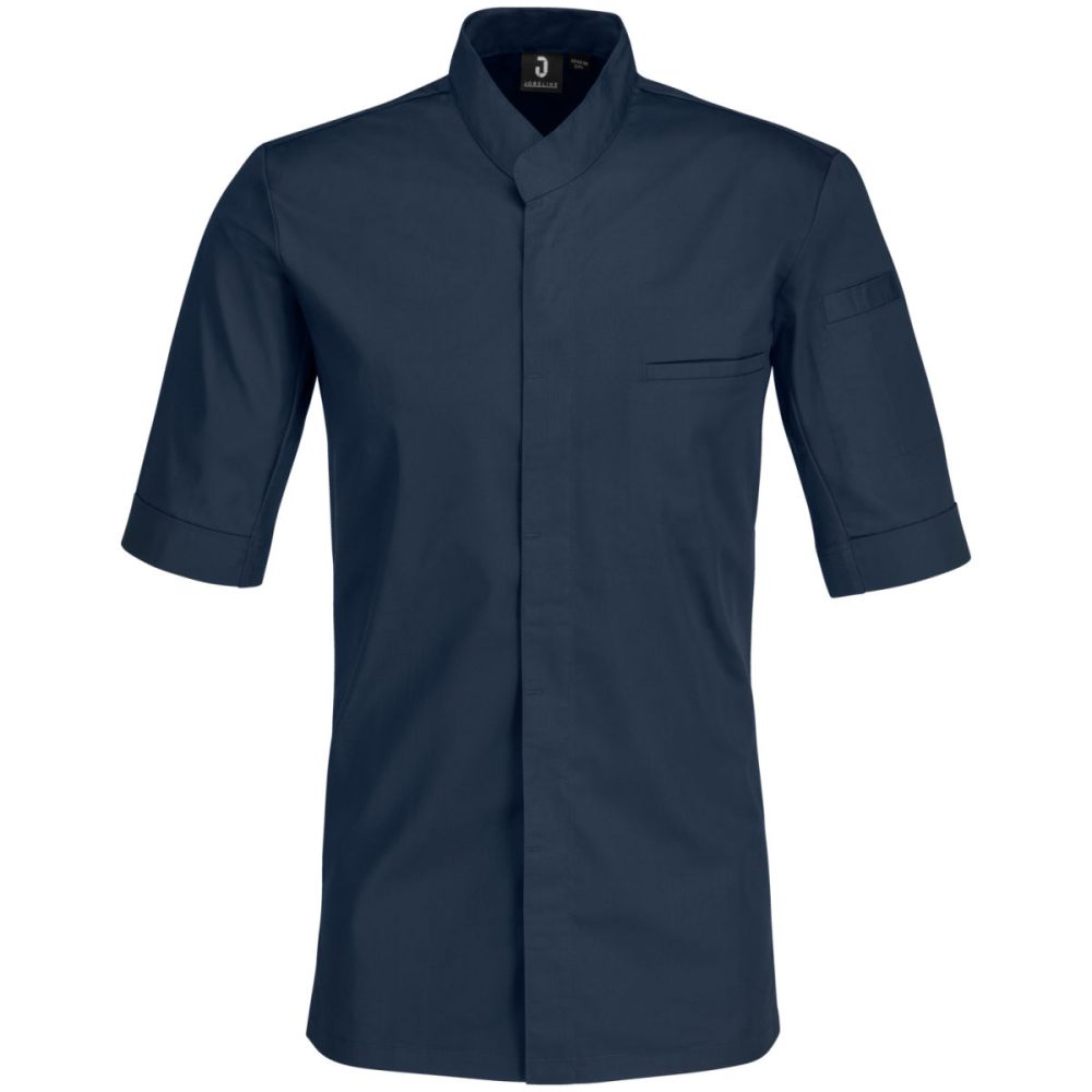 JOBELINE Herren Kochjacke Marco Kurzarm; Kleidergrösse 50; navy