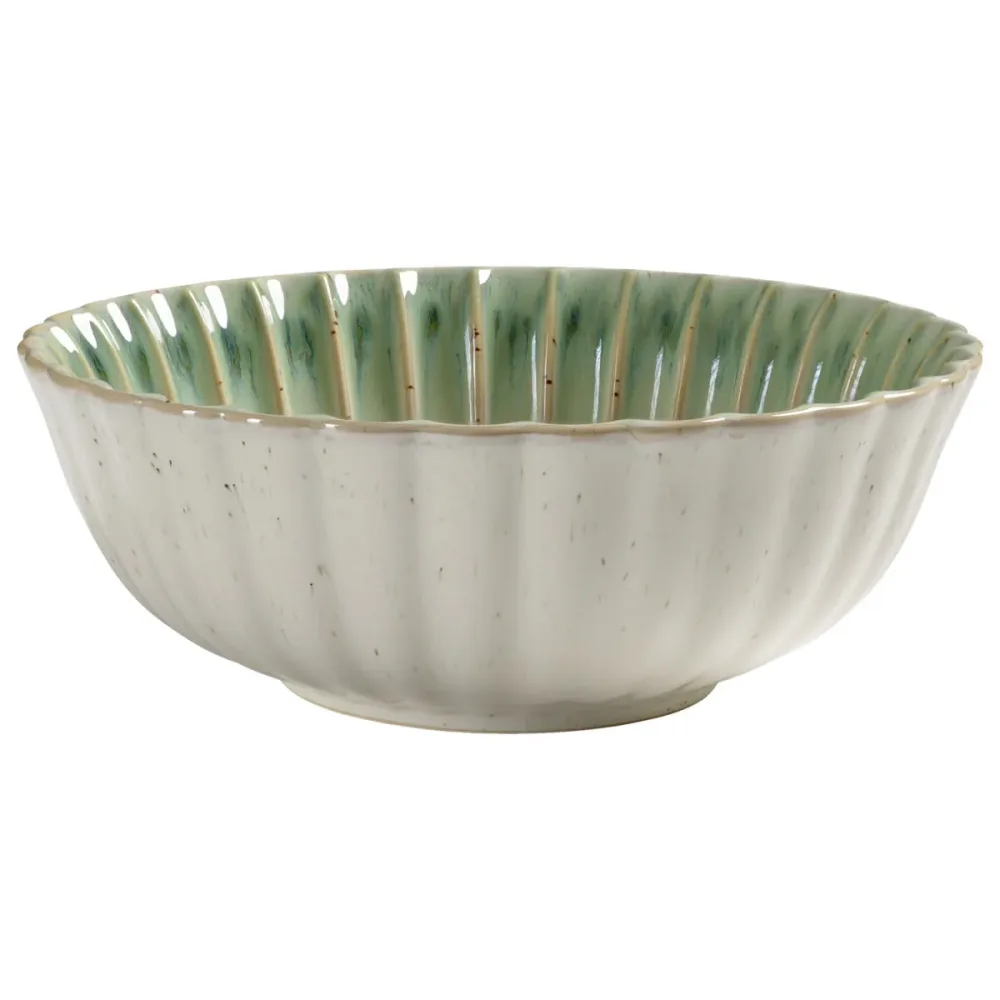 VEGA Schale Flora; 1800 ml, 23.2x8.6 cm (ØxH); grün/beige; rund; 2 Stück / Pack