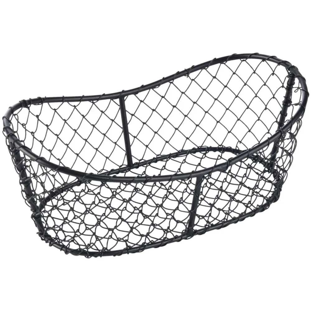 VEGA Korb Berena ohne Griff; 26.5x15.5x10 cm (LxBxH); schwarz; oval