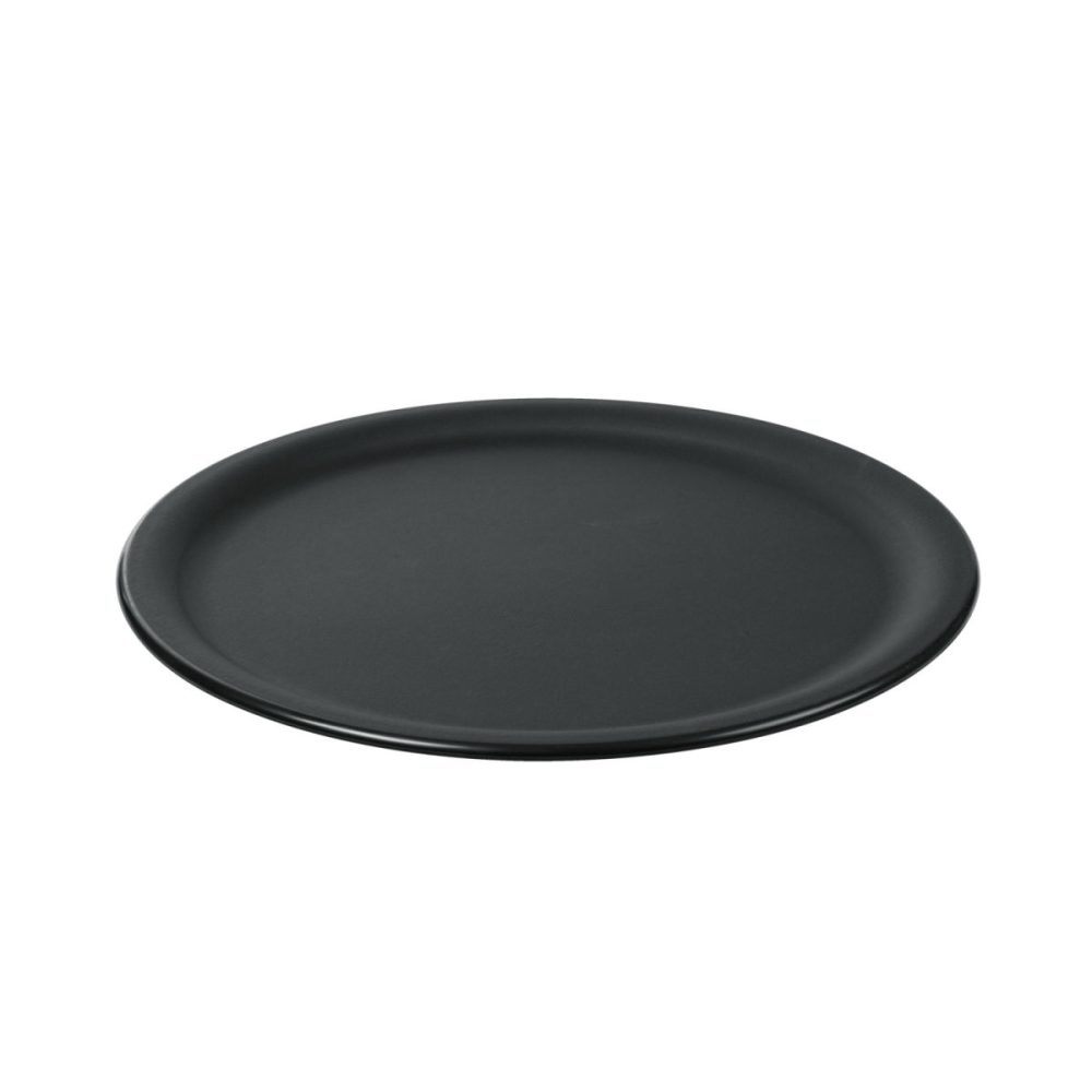 Platex Serviertablett Volta; 37x1.5 cm (ØxH); schwarz; rund