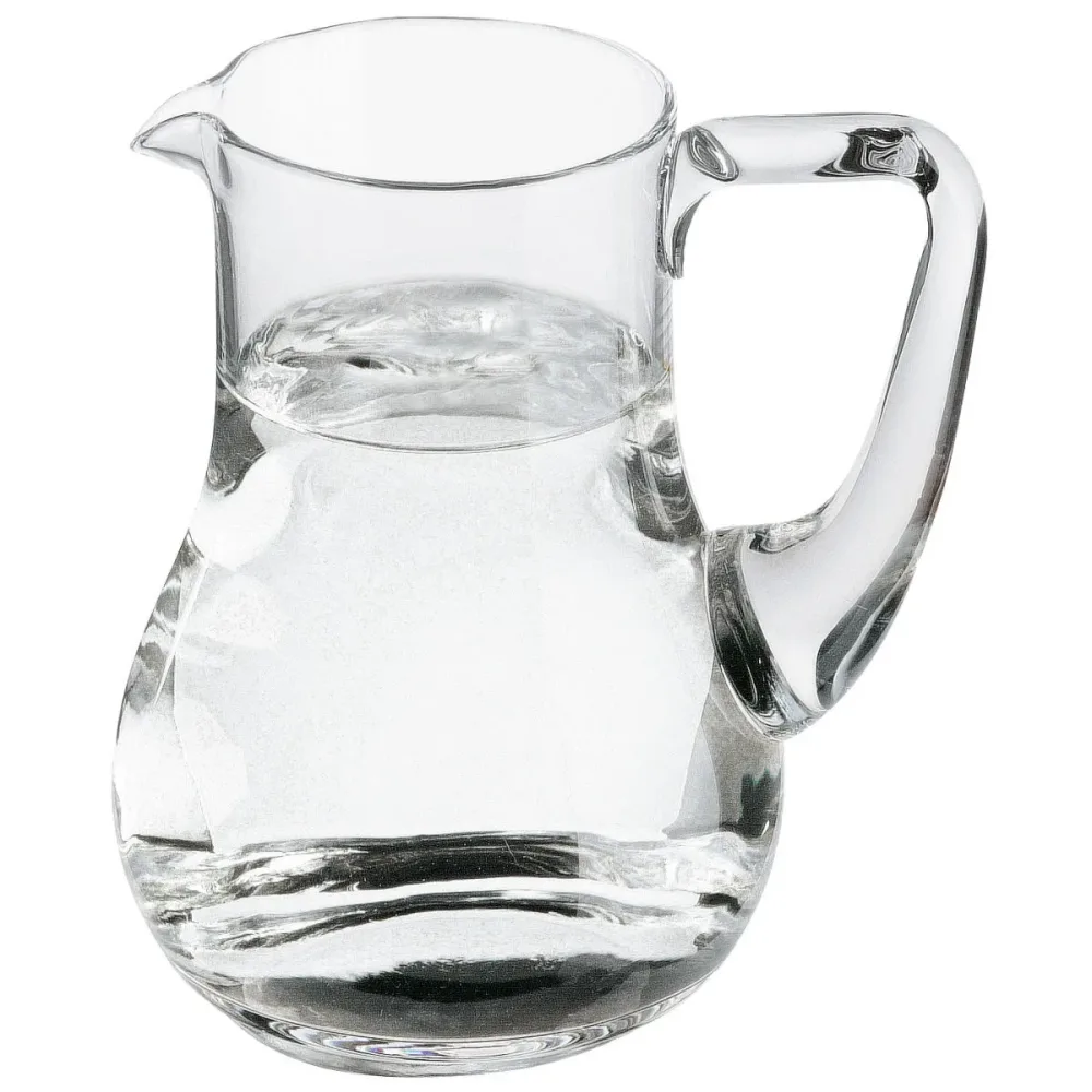 VEGA Karaffe Elba; 570 ml, 6.4x13.2 cm (ØxH); transparent; rund; 0.5 l Eichstrich, 6 Stück / Pack