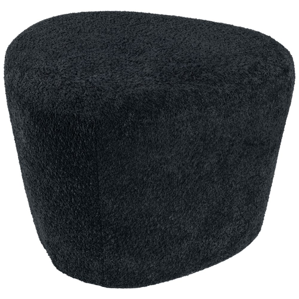 VEGA Hocker Norsk Bouclé; 43x43x46 cm (BxTxH); schwarz