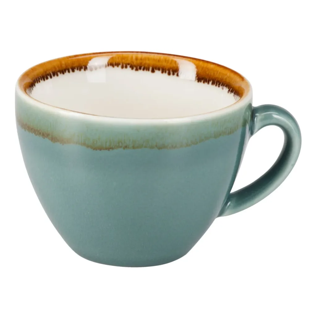 PULSIVA Kaffeetasse Glaze 2.0; 200 ml, 8.9x6.5 cm (ØxH); blau; 6 Stück / Pack