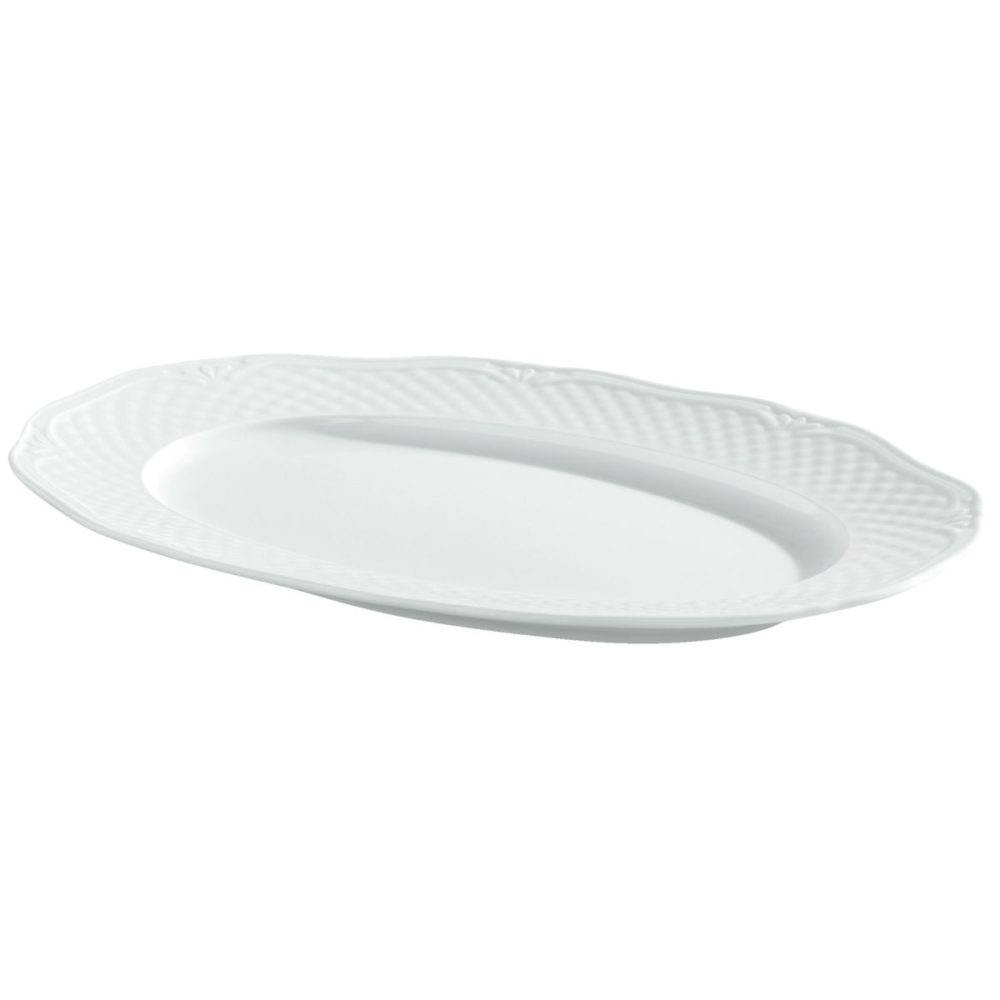 VEGA Platte Zürich oval; 33x23 cm (LxB); weiss; oval; 6 Stück / Pack